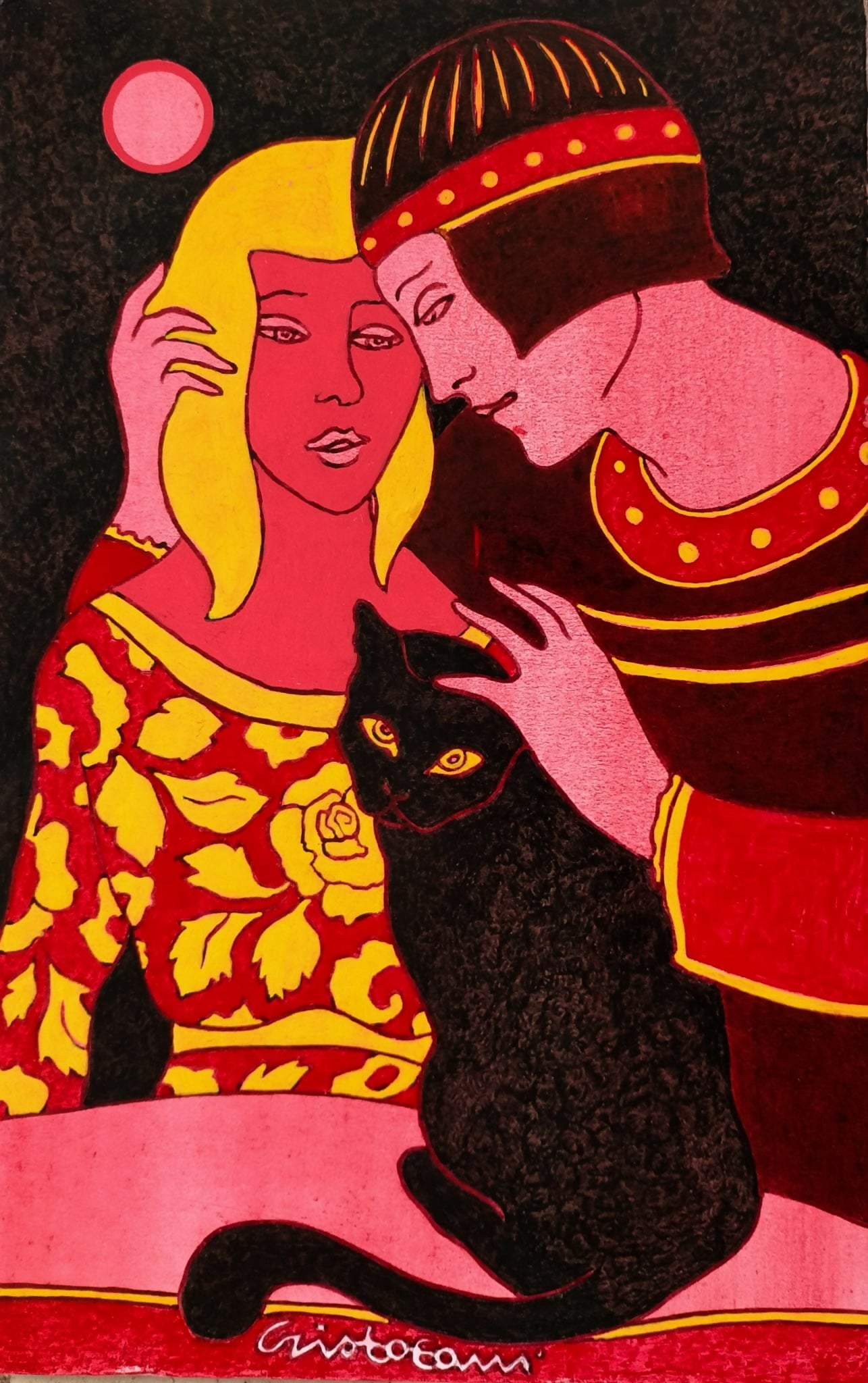Mauro Cristofani - Romance - Tecniche miste