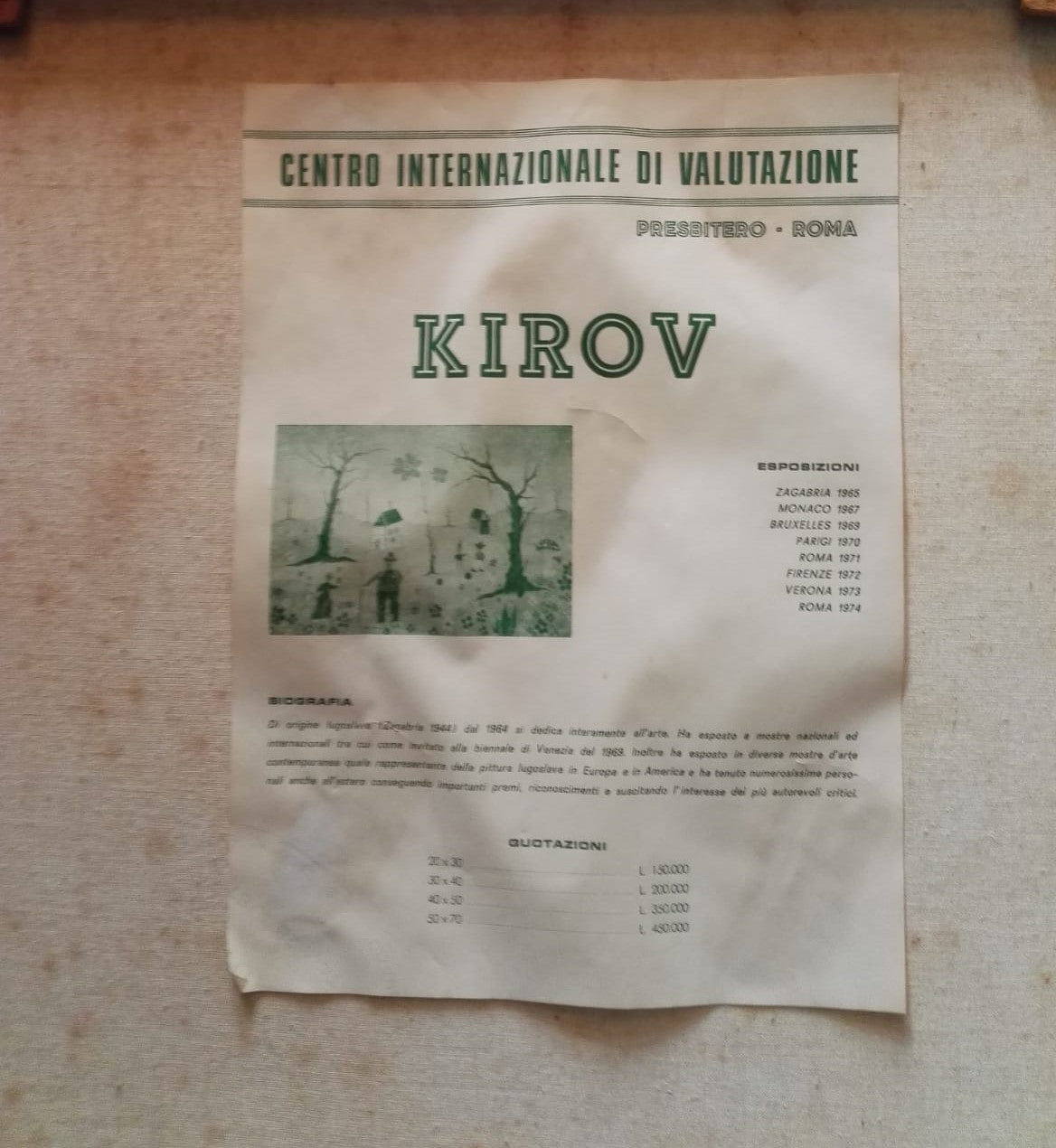 BORIS KIROV - PAESAGGIO NAIF