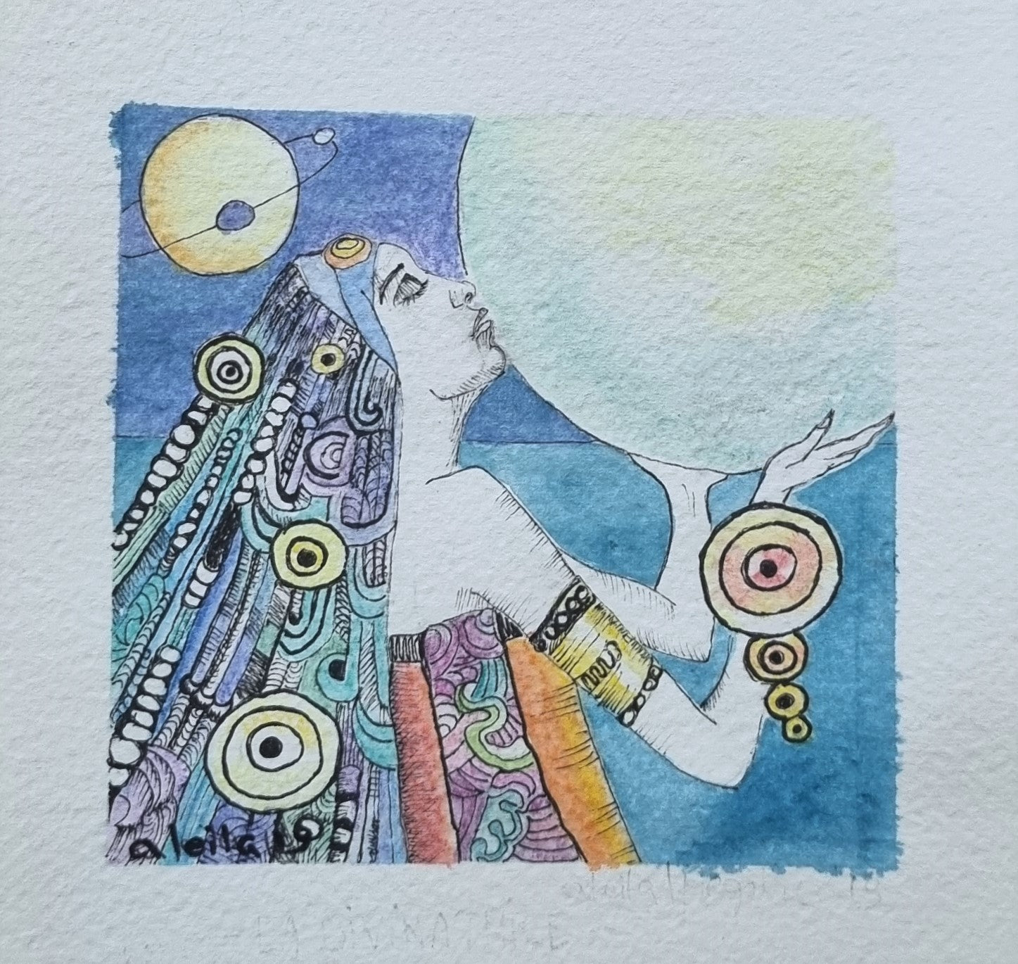 Serie 'Archetipi femminili1 La divinatrice