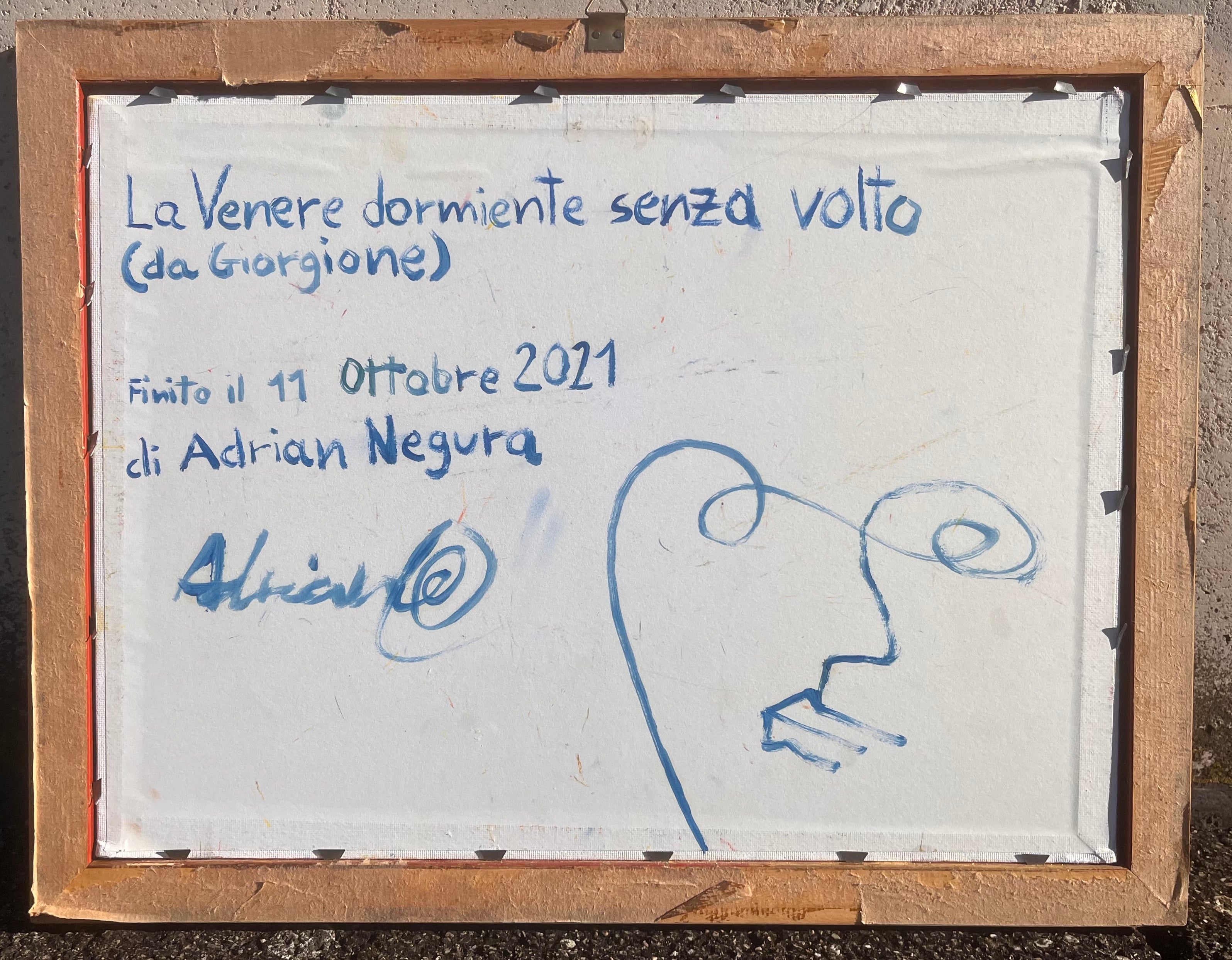 Venus dormida sin rostro