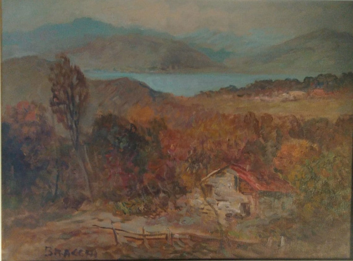 Luigi Brocchi - Senza titolo (Veduta sul lago)