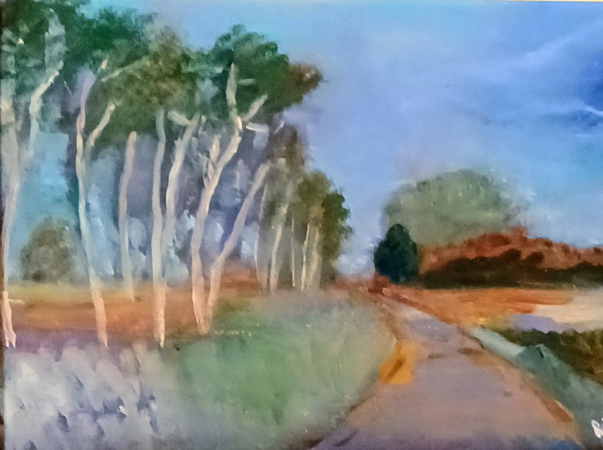 Pathway near home. Landscape