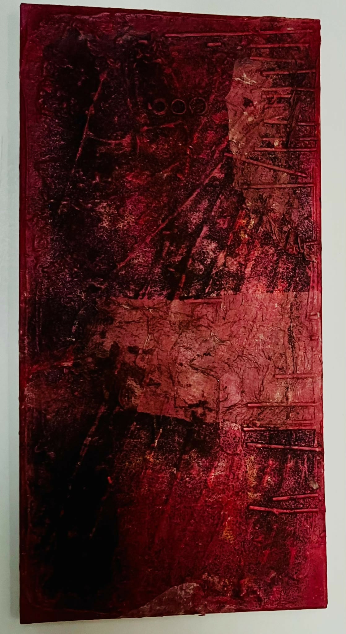 Il Rosso di Giuliana Graziani, acrilico