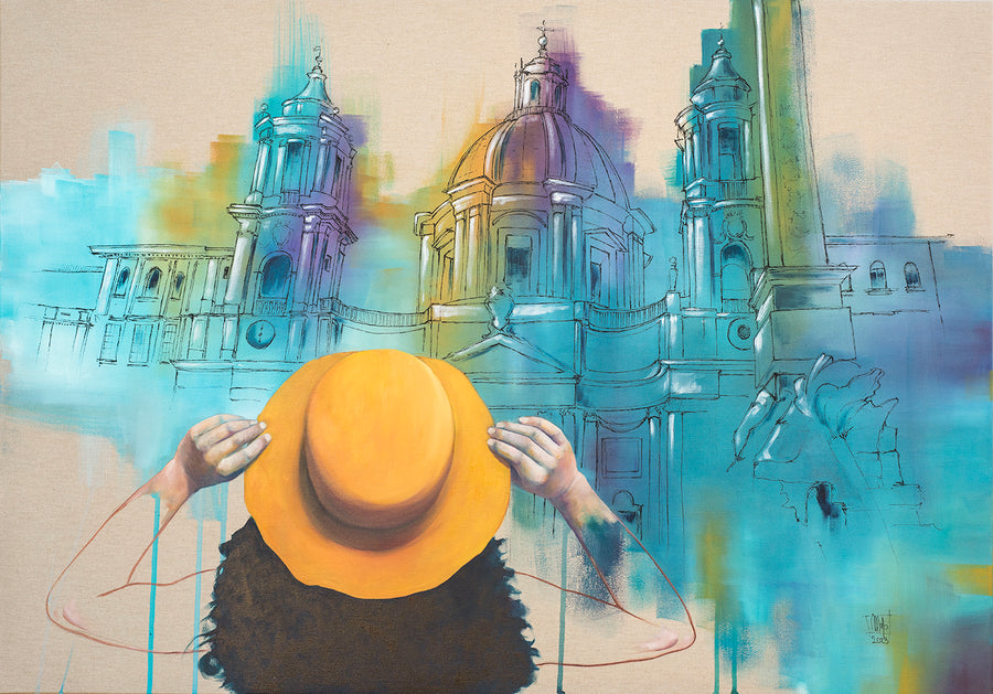 Un cappello giallo, un cuore azzurro