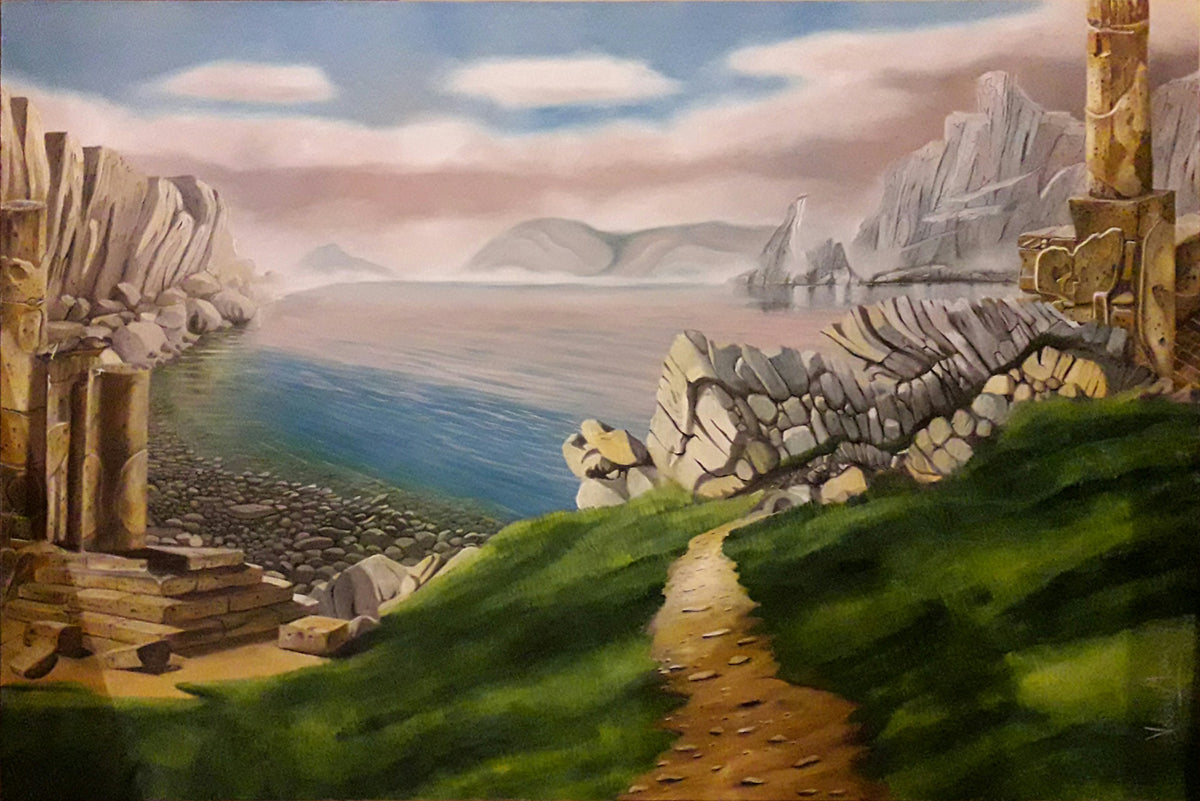 Valerio Marra - Mare con Rovine
