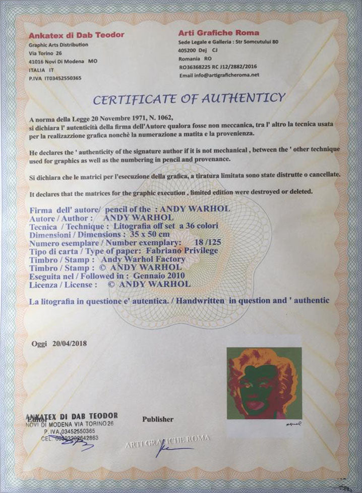 Andy Warhol - Marilyn