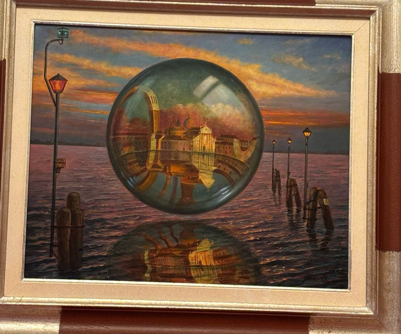 Onirico Veneziano – Olio su tavola – Antonio Nunziante