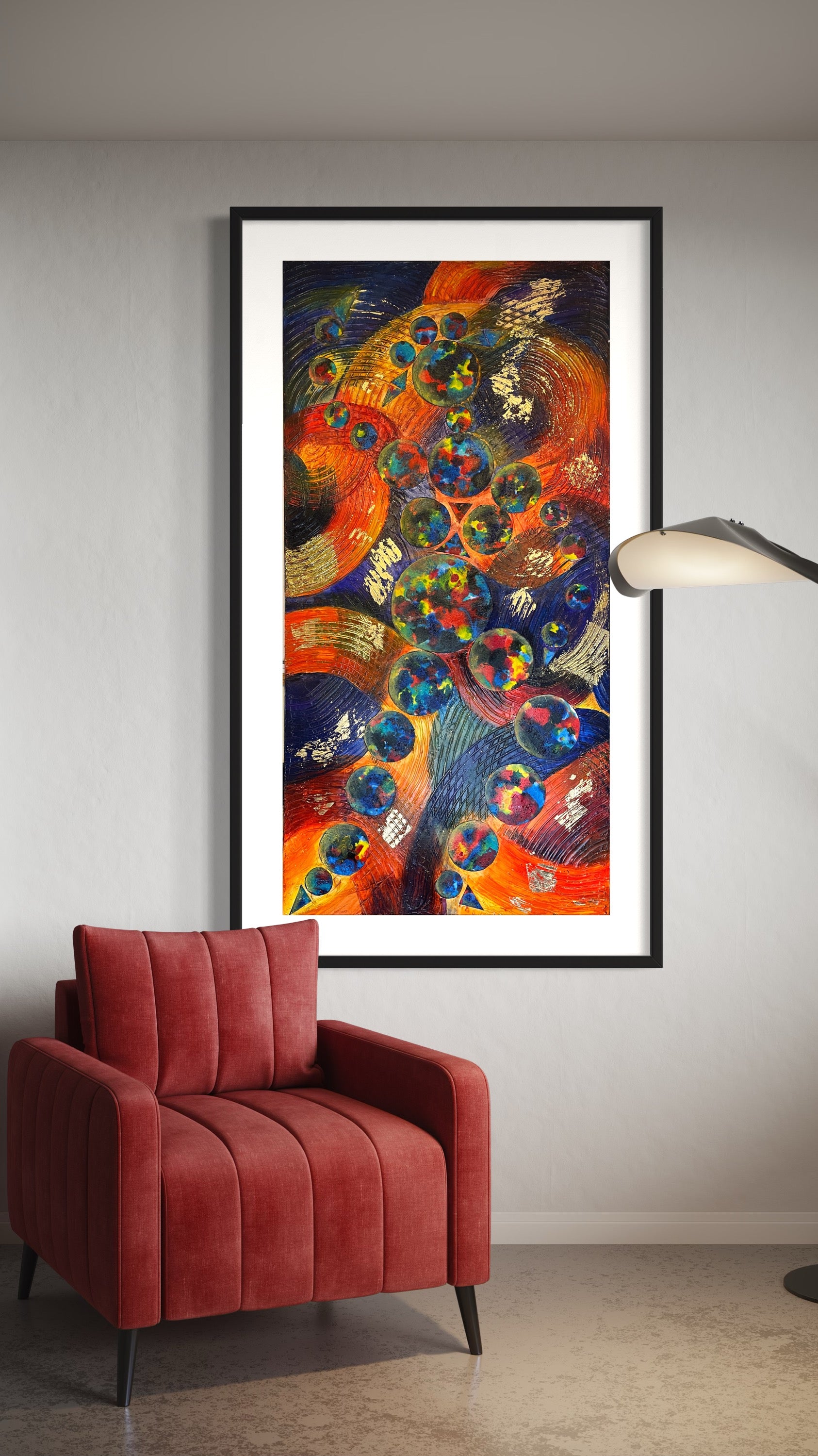 Pittura astratta luminosa