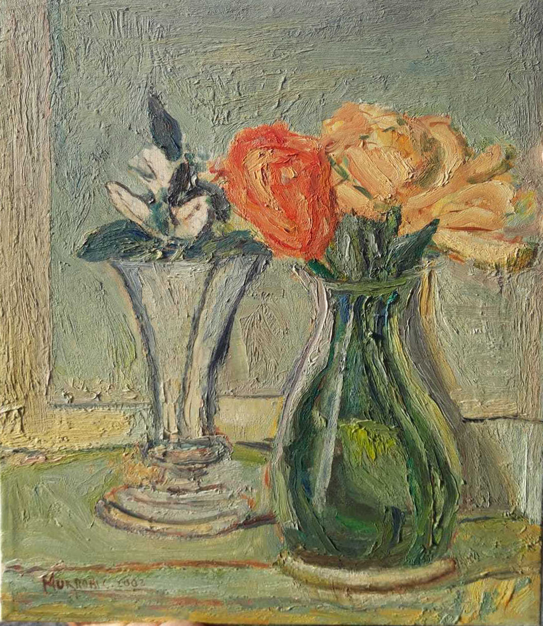 Carlo Murroni - Senza titolo (Vaso di fiori)