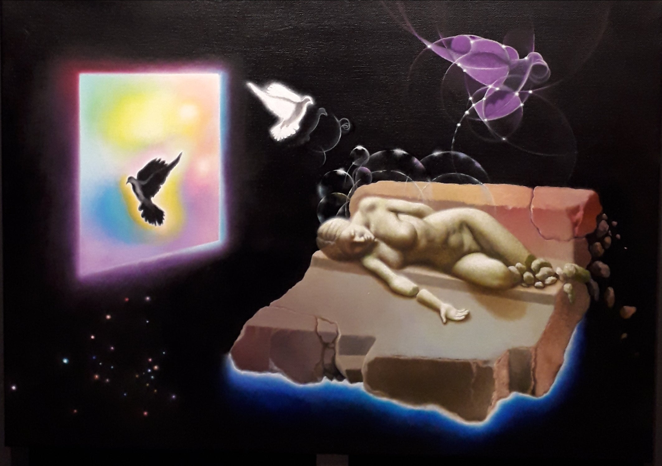 Vito Lolli - "NASCITA DI STELLE DAL SONNO DI UNA DEA"
