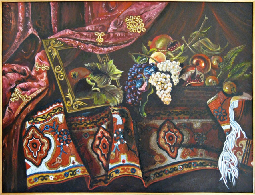 Giosuè Marsicano - Natura morta tappeto