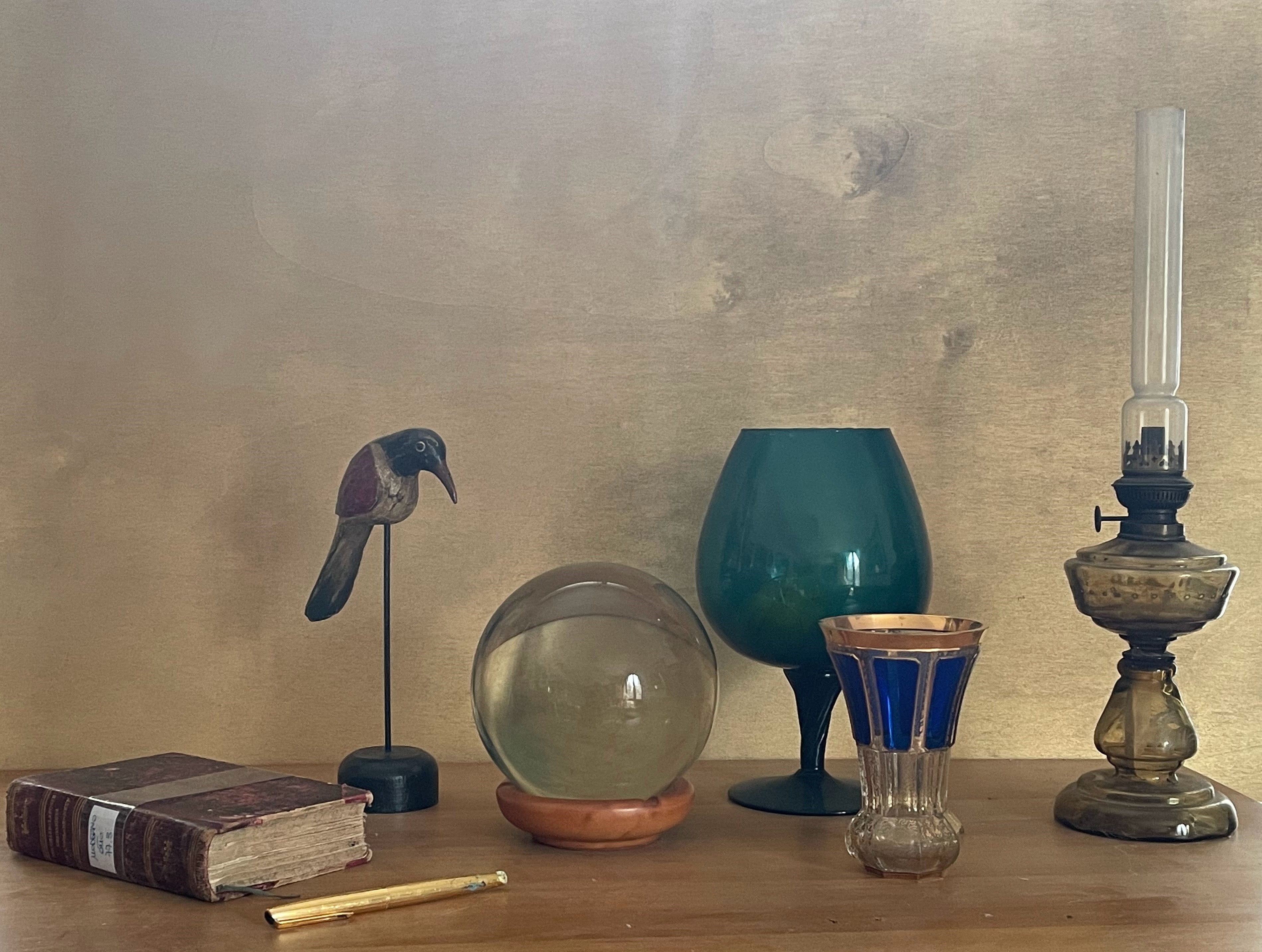 Still life with bird