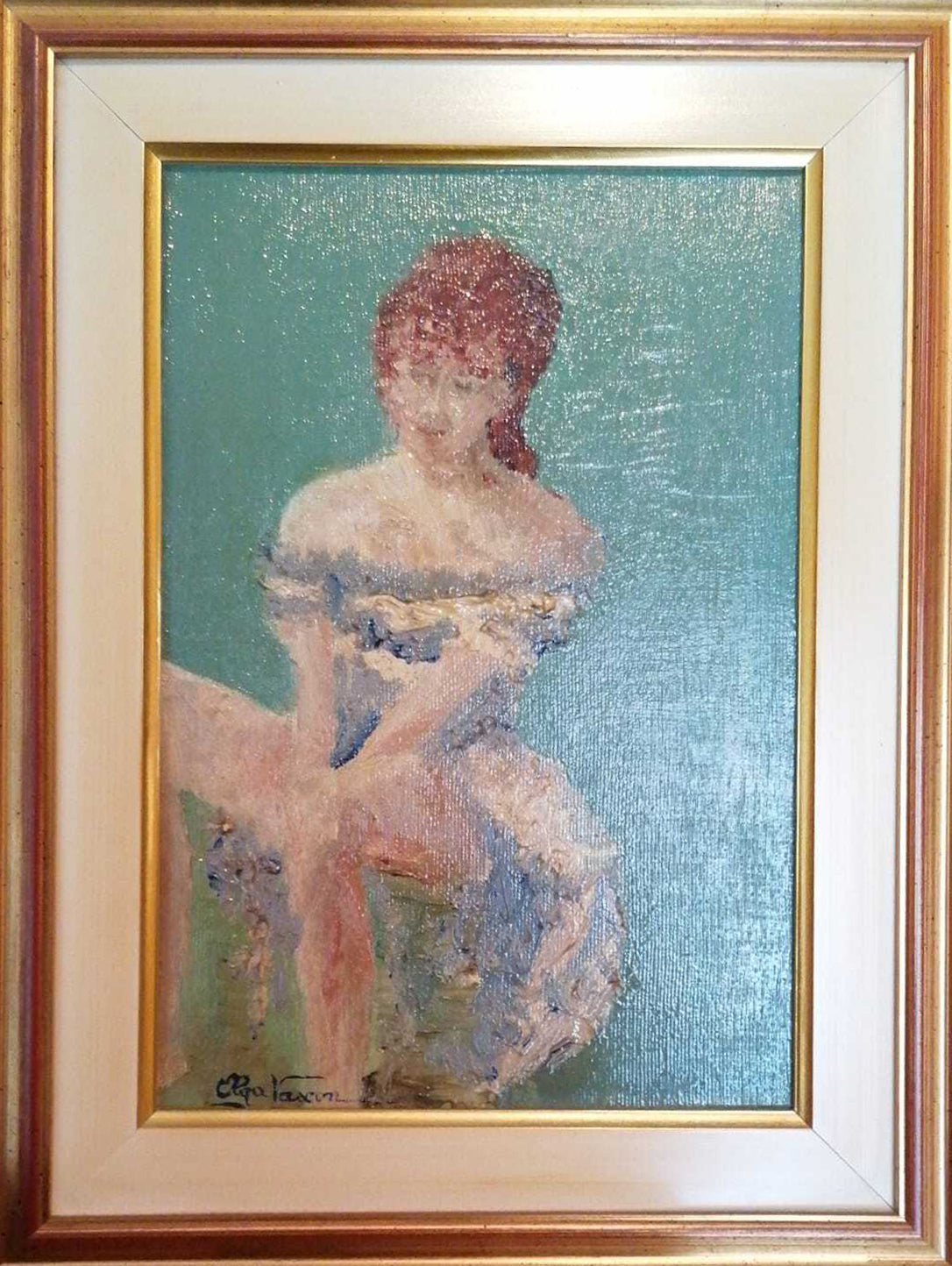 Olga Vascon - Senza titolo (donna seduta)