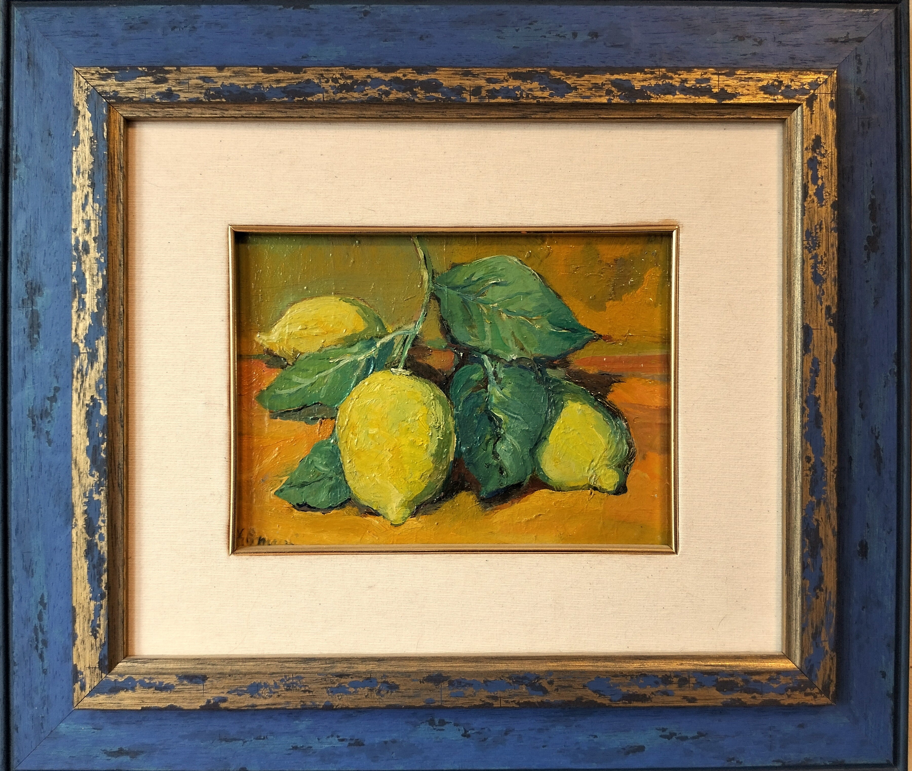 Limoni con foglie