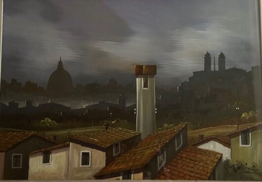 Massimo Perini - Senza Titolo (Paesaggio urbano)