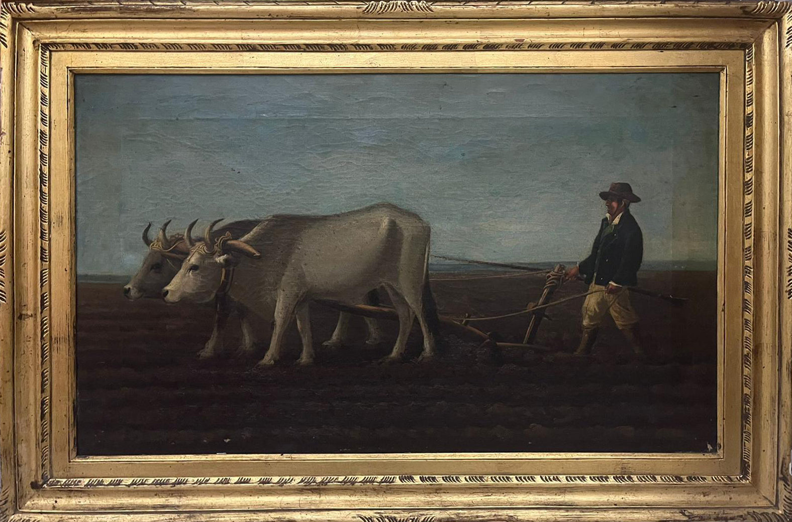 Unknown Author - Untitled (Peasant and Oxen)