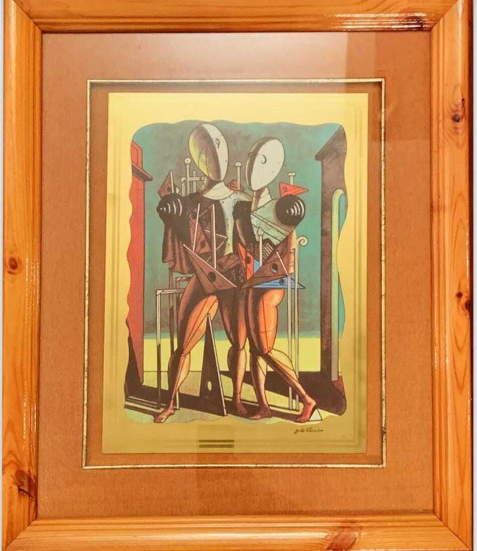 Giorgio De Chirico - Héctor y Andrómaca