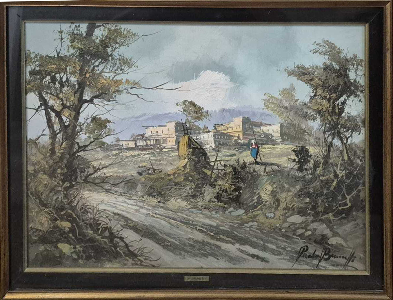 Paolo Brunetti - Senza titolo (paesaggio)