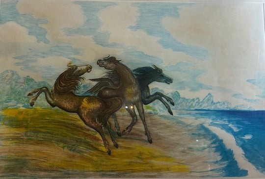 Aligi Sassu -Cavalli