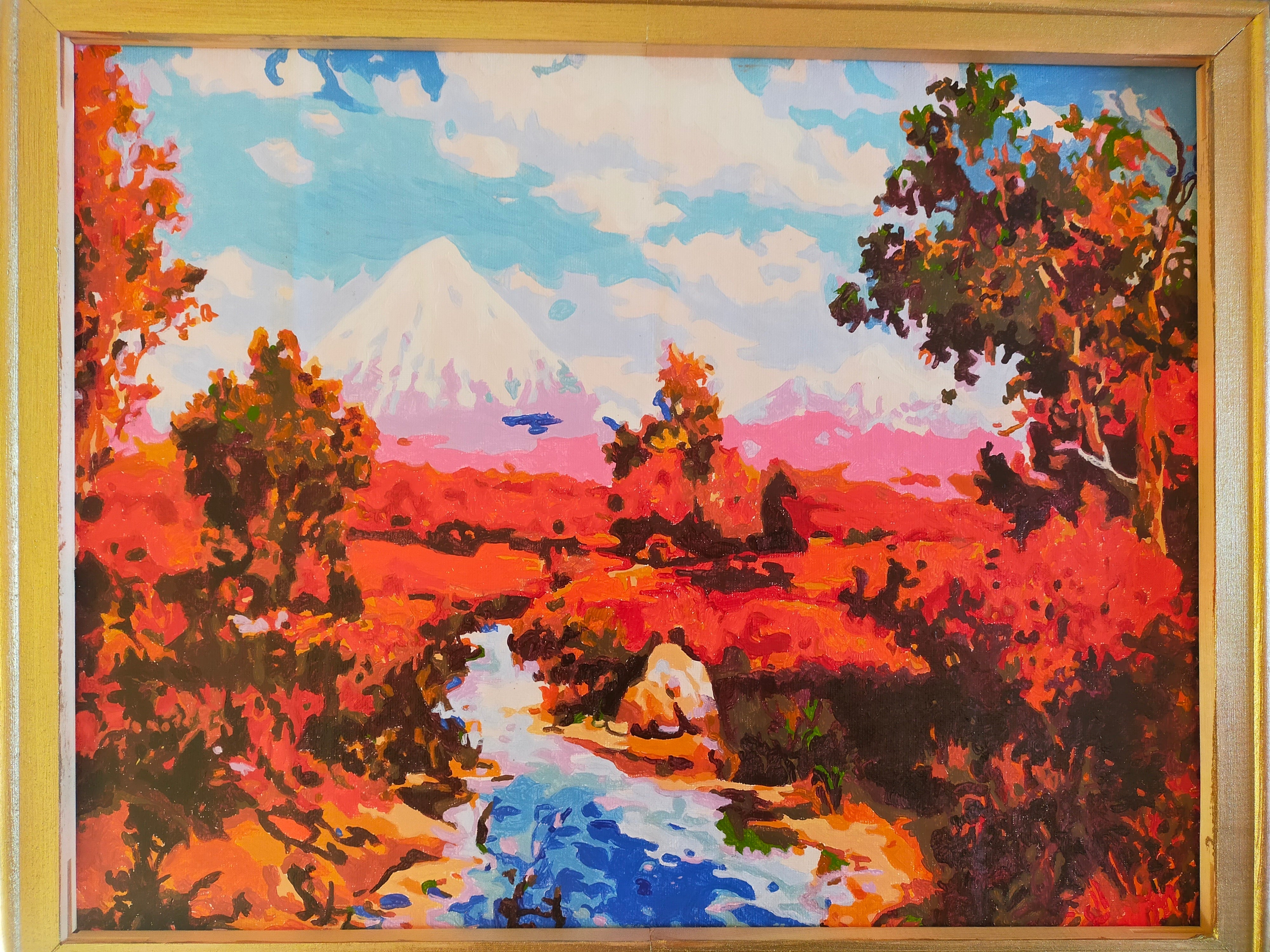Volcano landscape