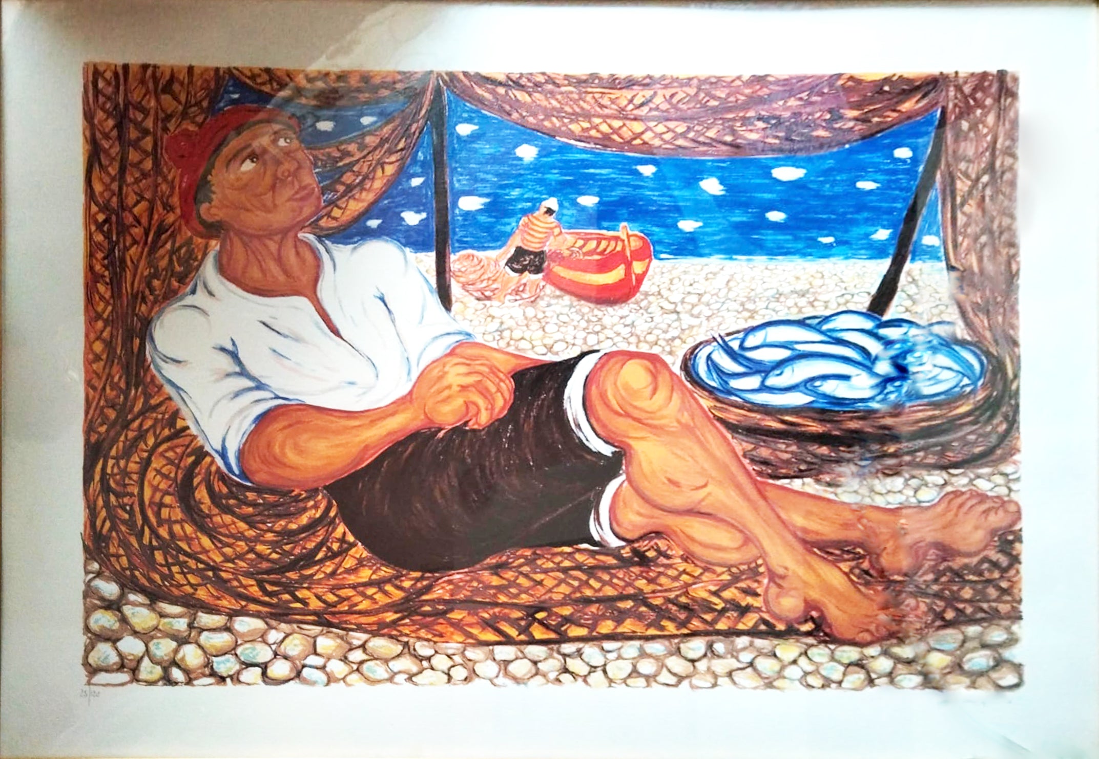 Giuseppe Migneco - The Fisherman's Rest