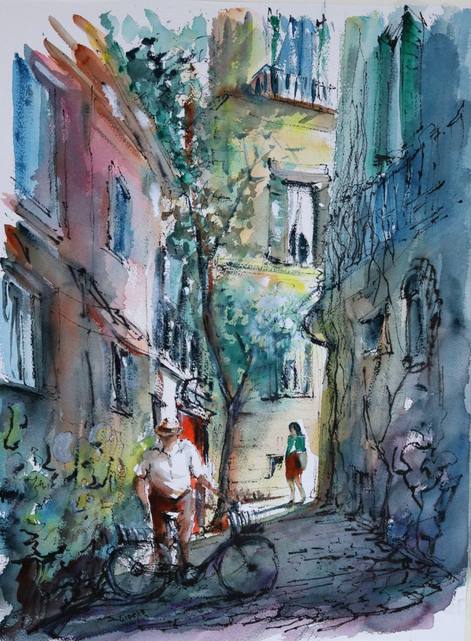 Via Fonte dell'Olio, Trastevere, Roma