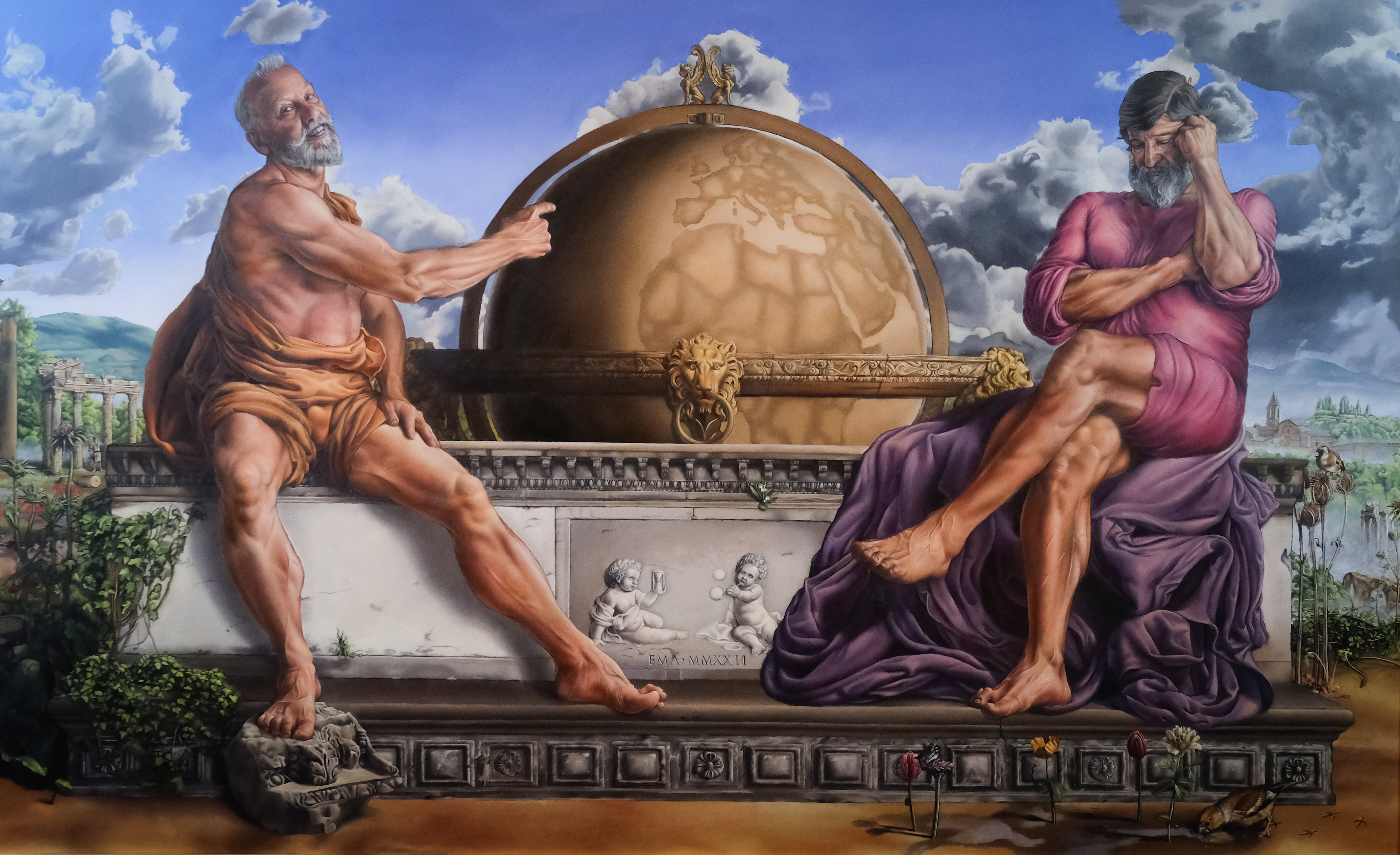 Riso di Democrito e pianto di Eraclito