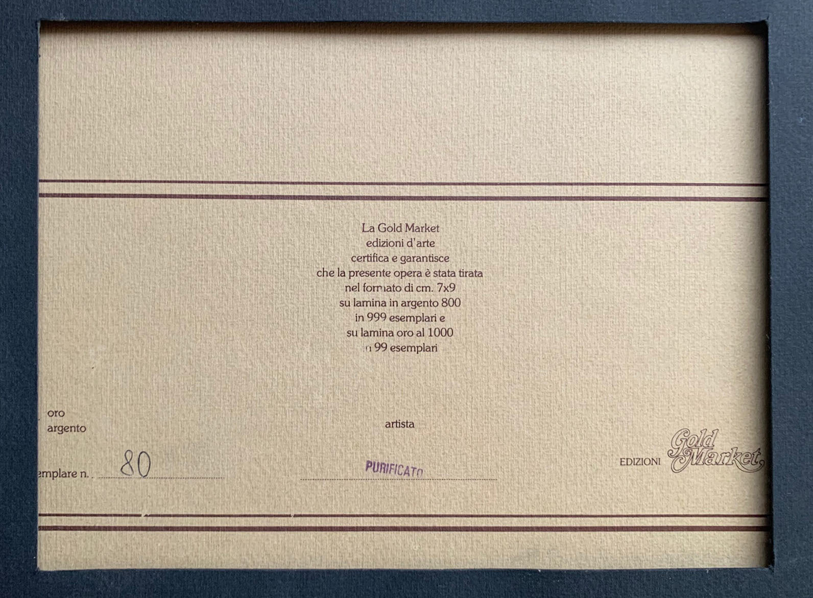 Domenico Purificato - Cavalieri