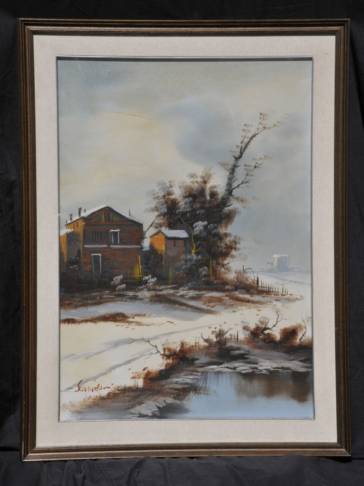 Luigi Servolini - House in the Snow