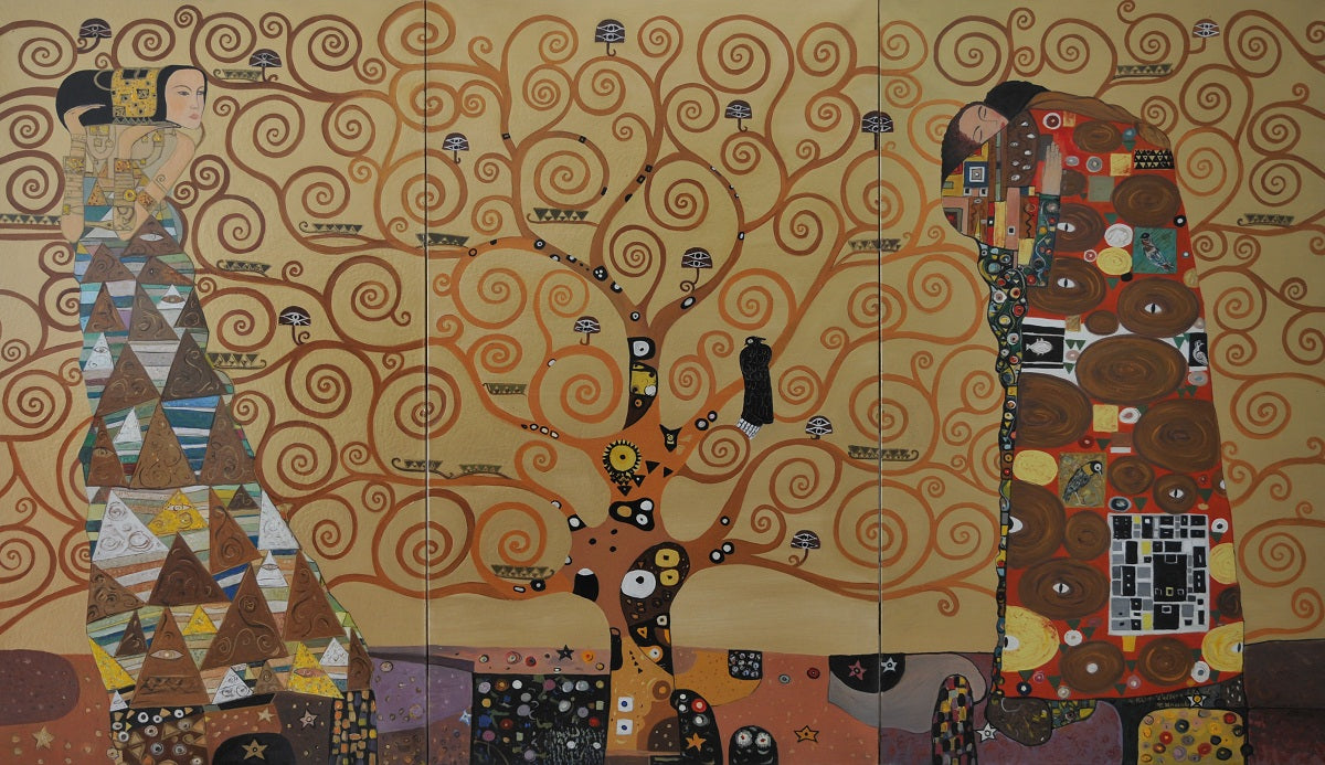 Pelide Mazzola - The Tree of Life (Homage to Klimt)