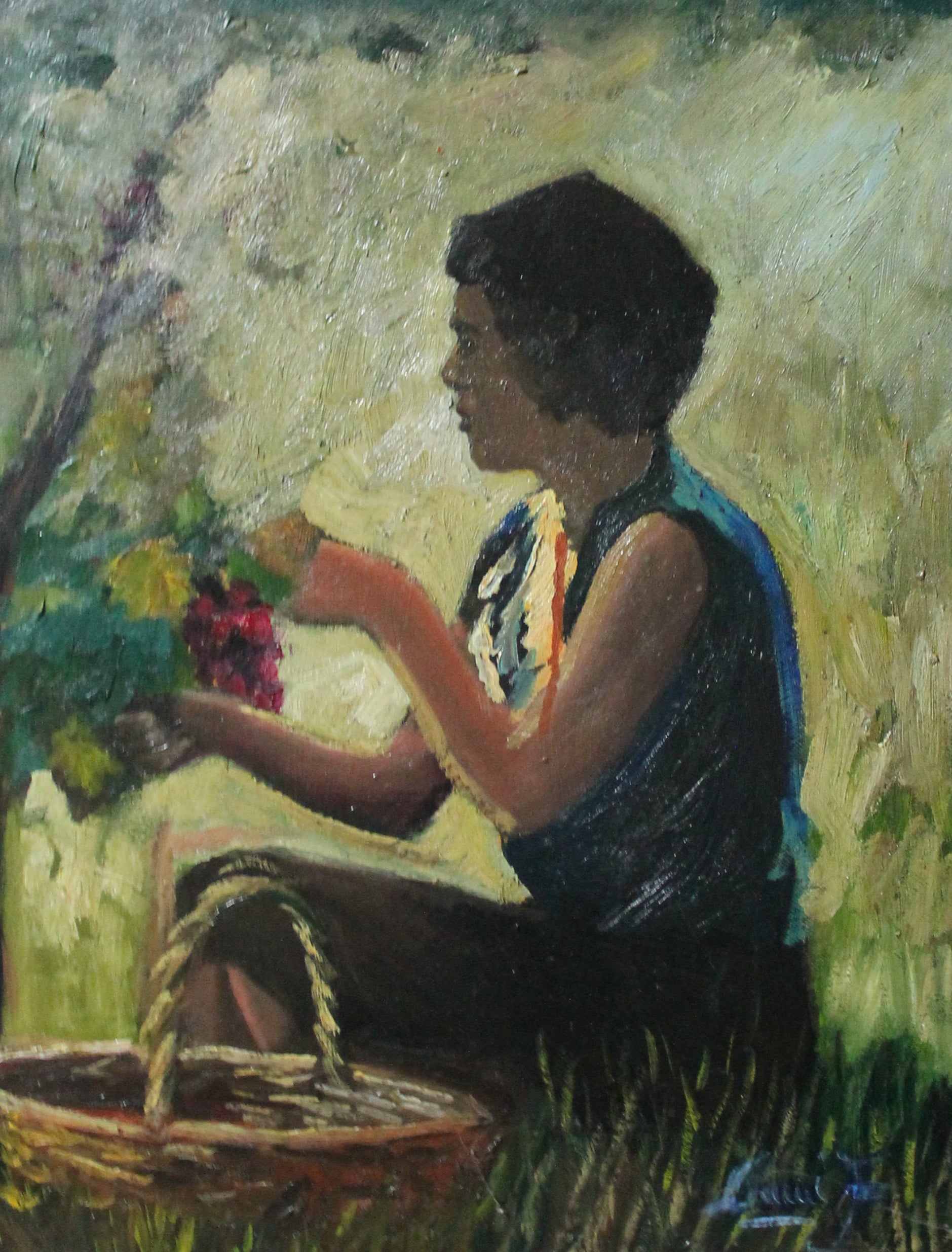 Filippo Cimei - La raccoglitrice d'uva