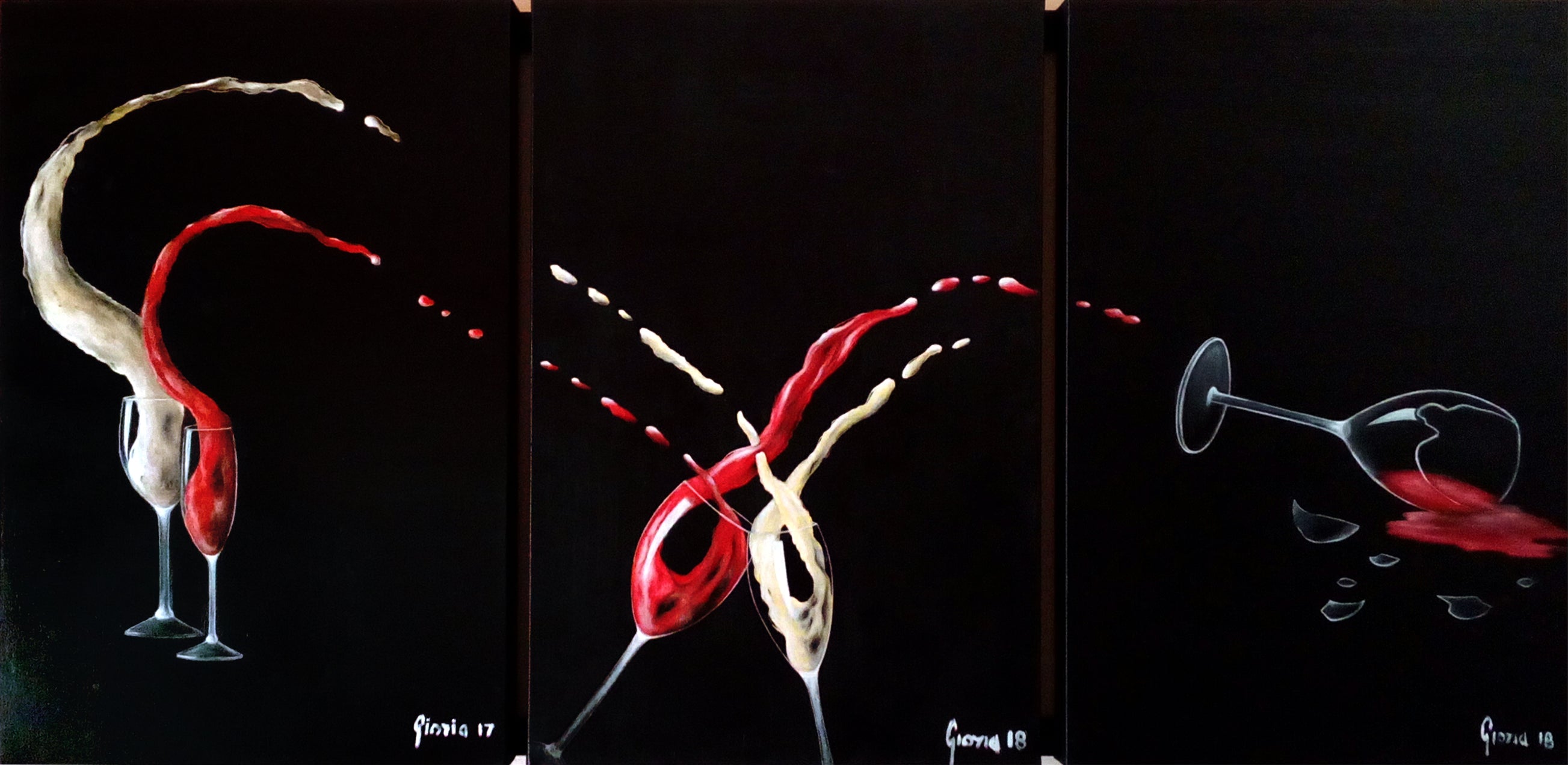 Claudio Gioria - Ribelli, In lotta, Fino alla fine trittico