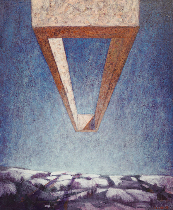 landscape with metaphysical door