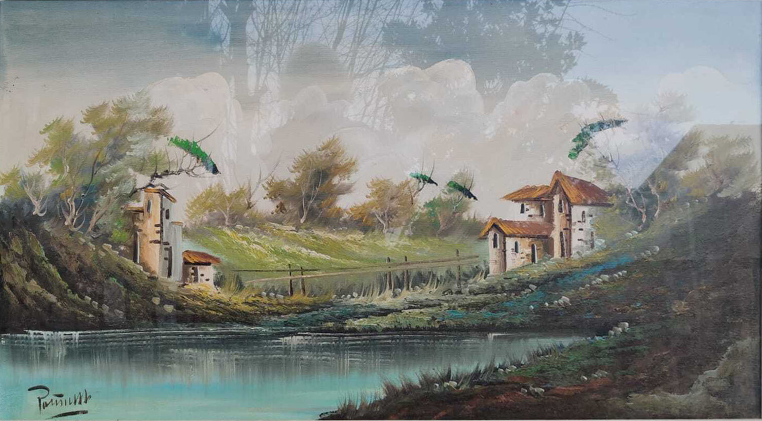 Antonio Ponticelli - Senza titolo (Paesaggio)