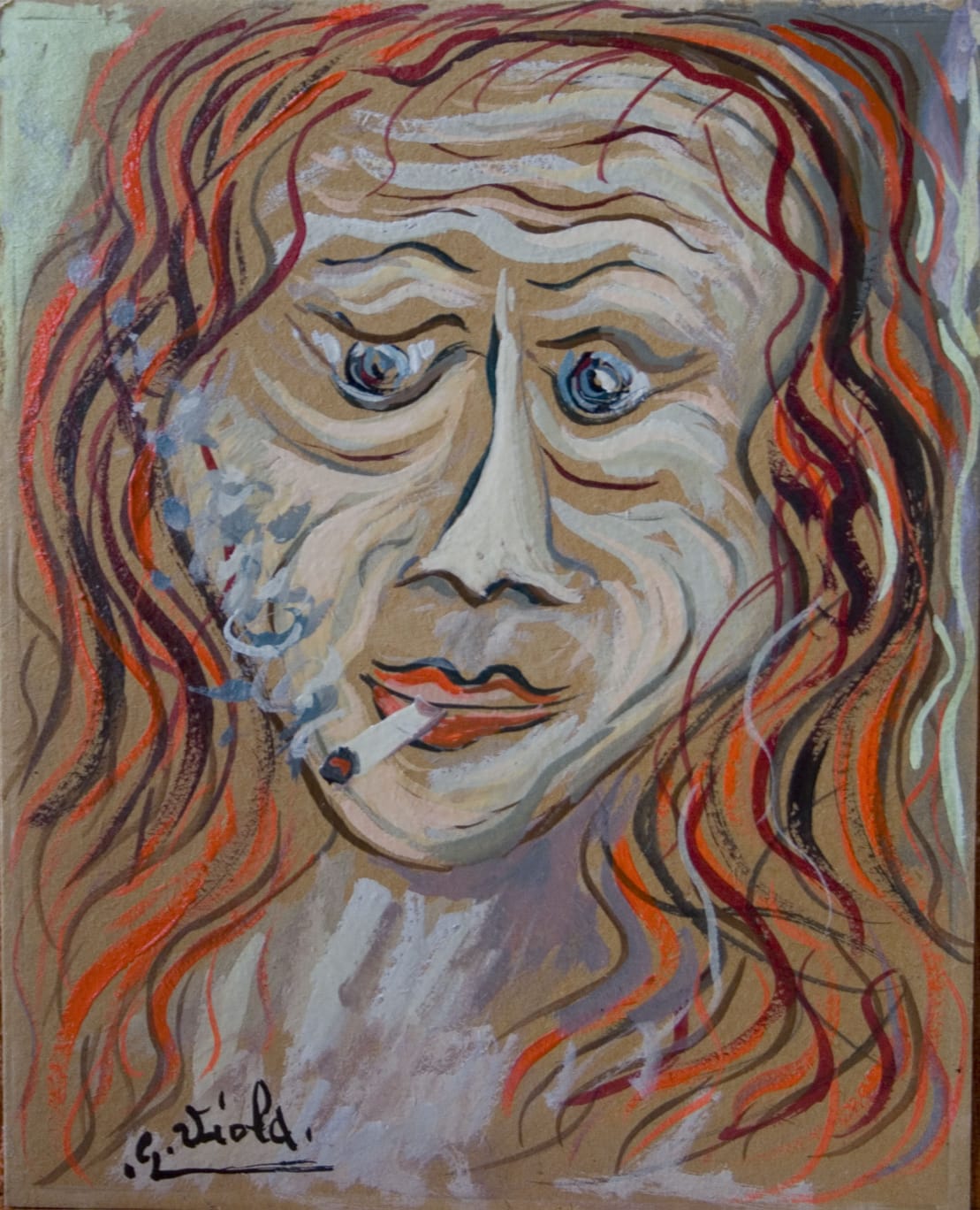 Giuseppe Viola - Viso che fuma