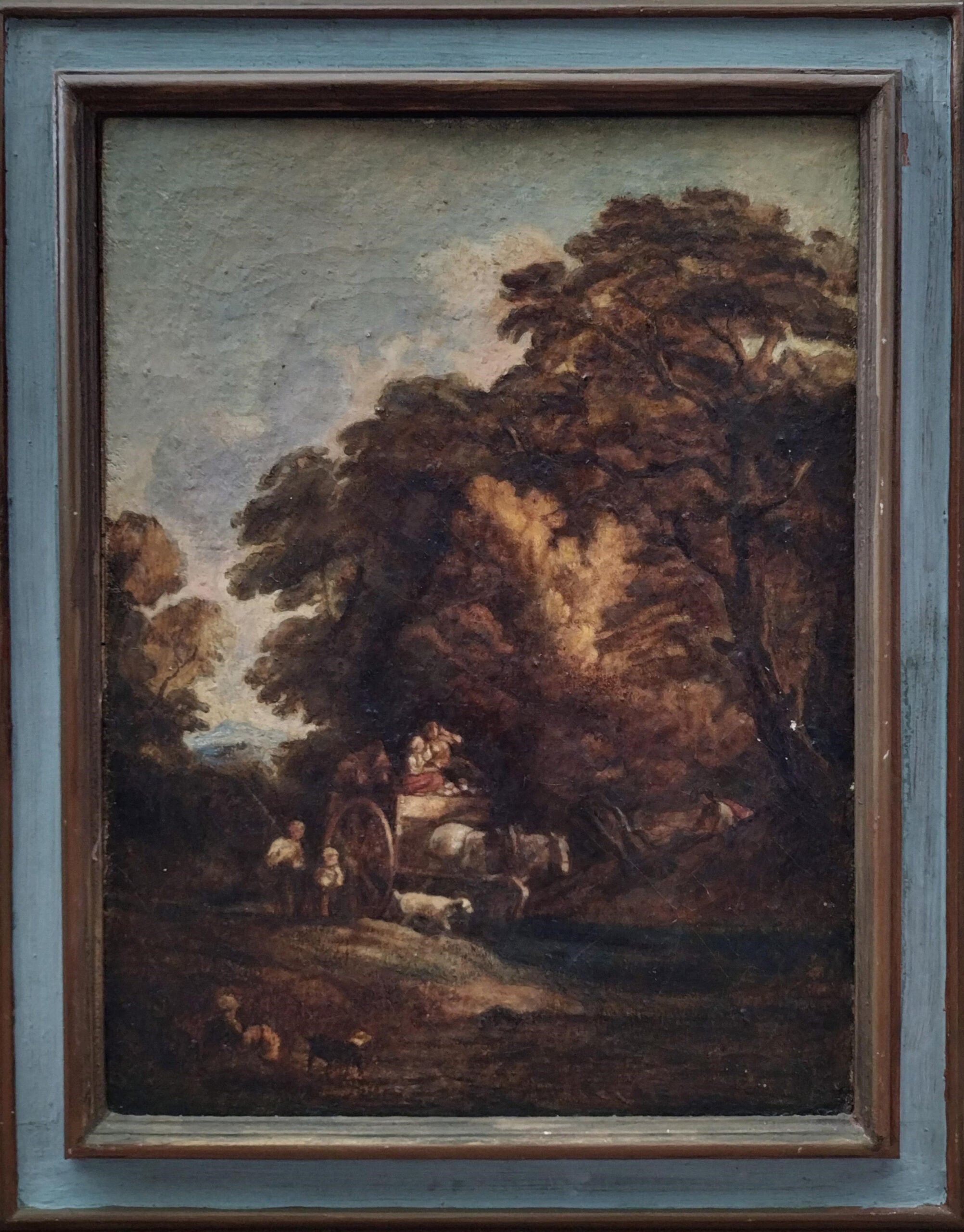Autore Sconosciuto - Senza titolo (Paesaggio Bucolico)