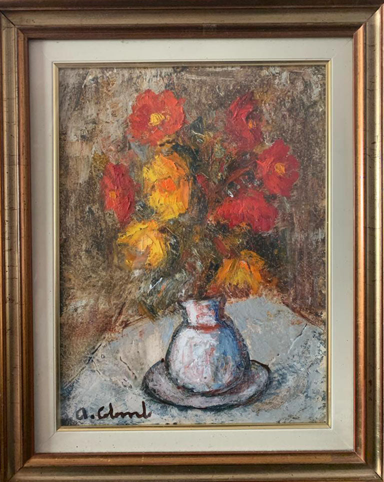 Adelio Colombo - Jarrón de flores
