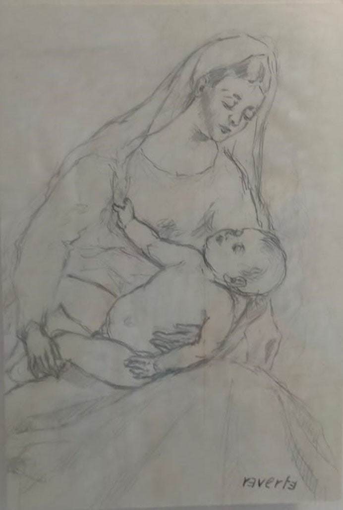 Giuseppe Raverta - Madonna con bambino