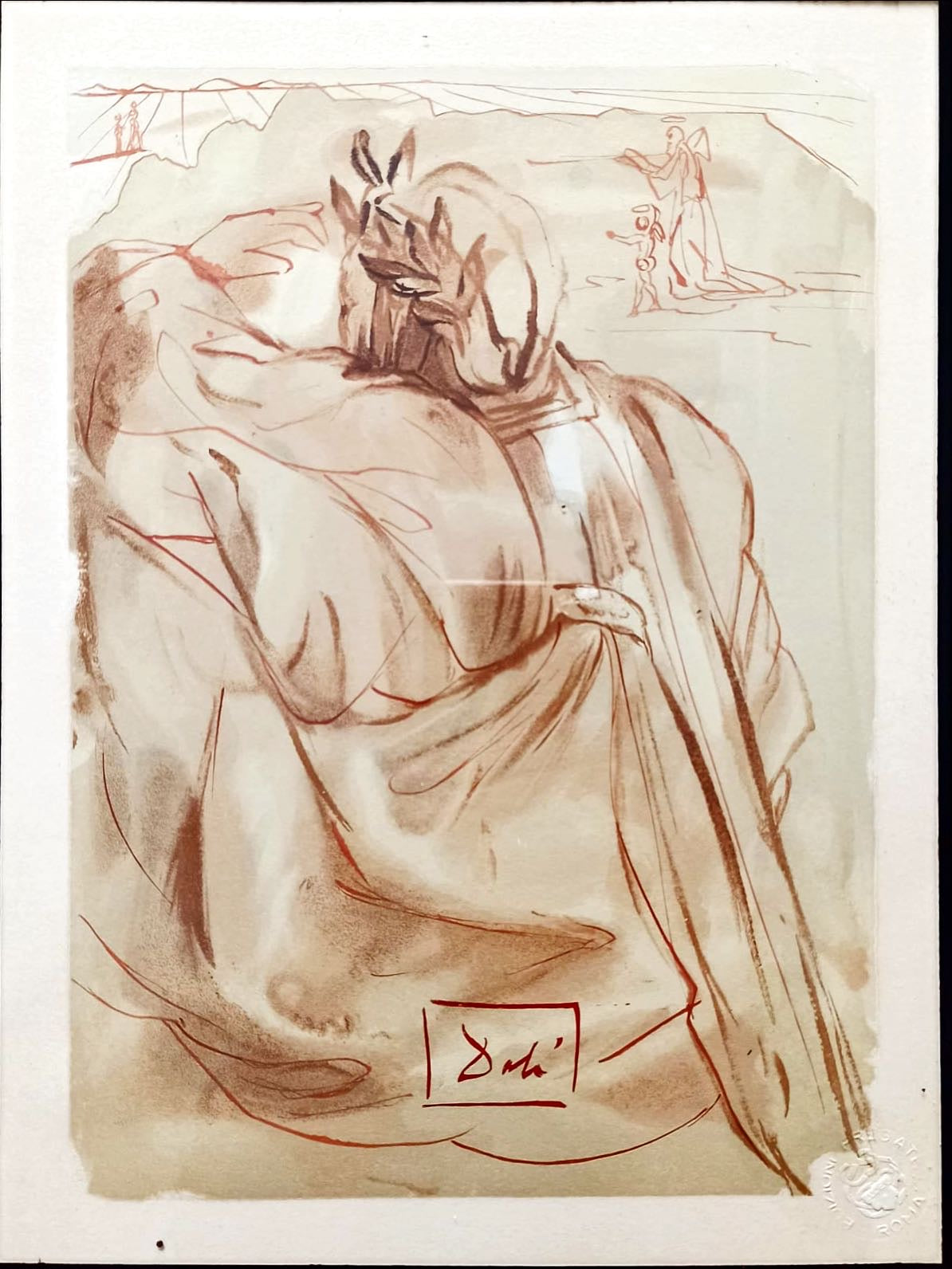 Salvador Dalì - Il pentimento di Dante