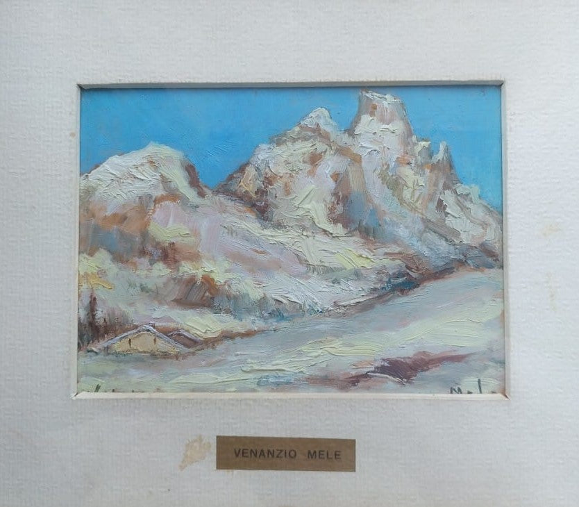 Cervinia -olio su tela - Venanzio Mele