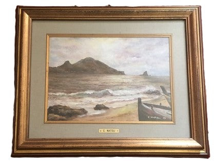 Marina - olio su tela - Carlo Natoli
