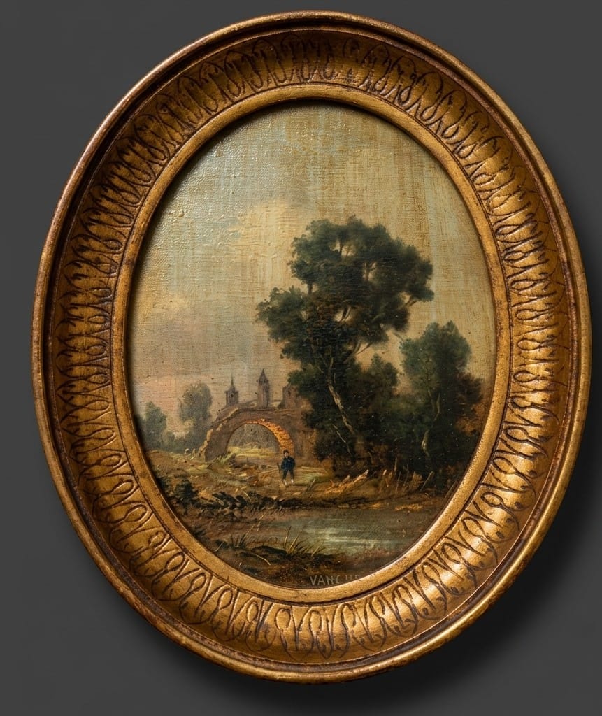 Anonimo - Senza titolo (paesaggio)