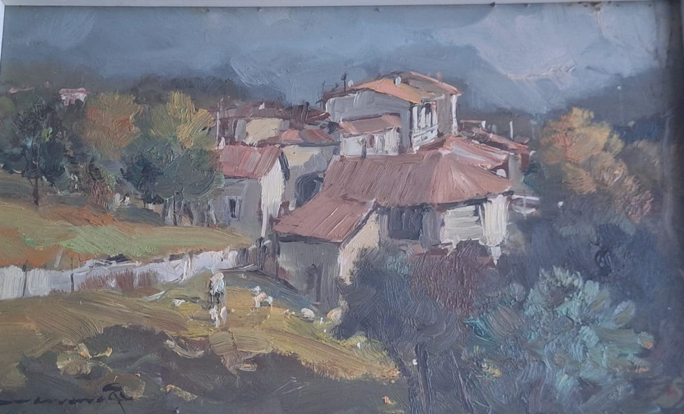 Arturo Bananomi - Senza titolo (paesaggio)