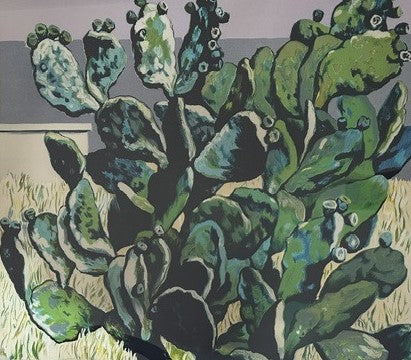 Renato Guttuso - Cactus sul golfo di Palermo