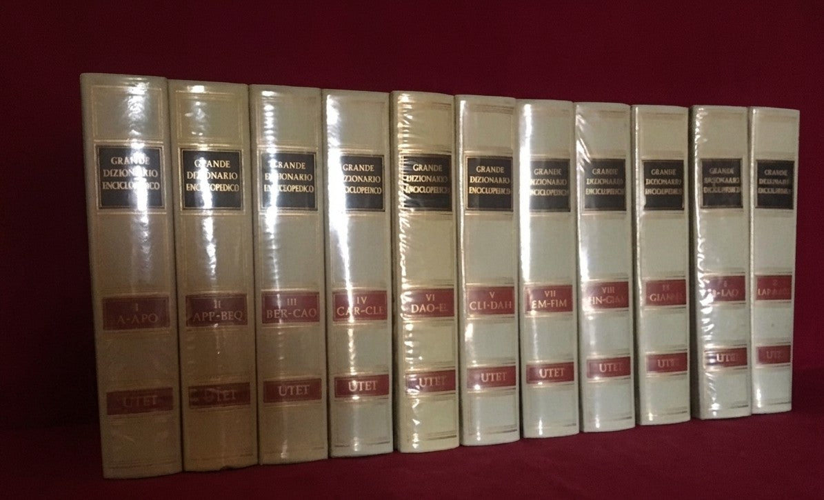 Grande Dizionario Enciclopedico - 19 Volumi + 3 Appendici - Utet