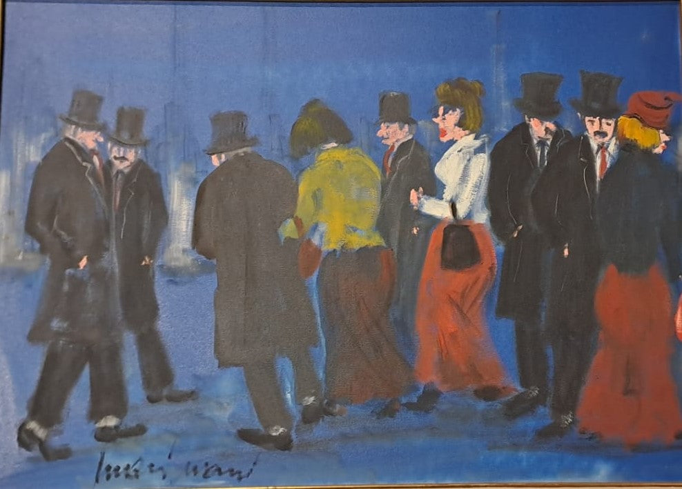 Ernesto Marinoni - Senza titolo (persone eleganti)