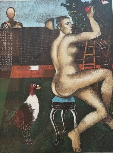 Aldo Gentilini - Donna - Acquaforte acquatinta