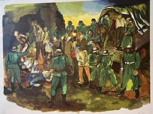 Renato Guttuso - Gott mit uns (Dio è con noi) - Serigrafia