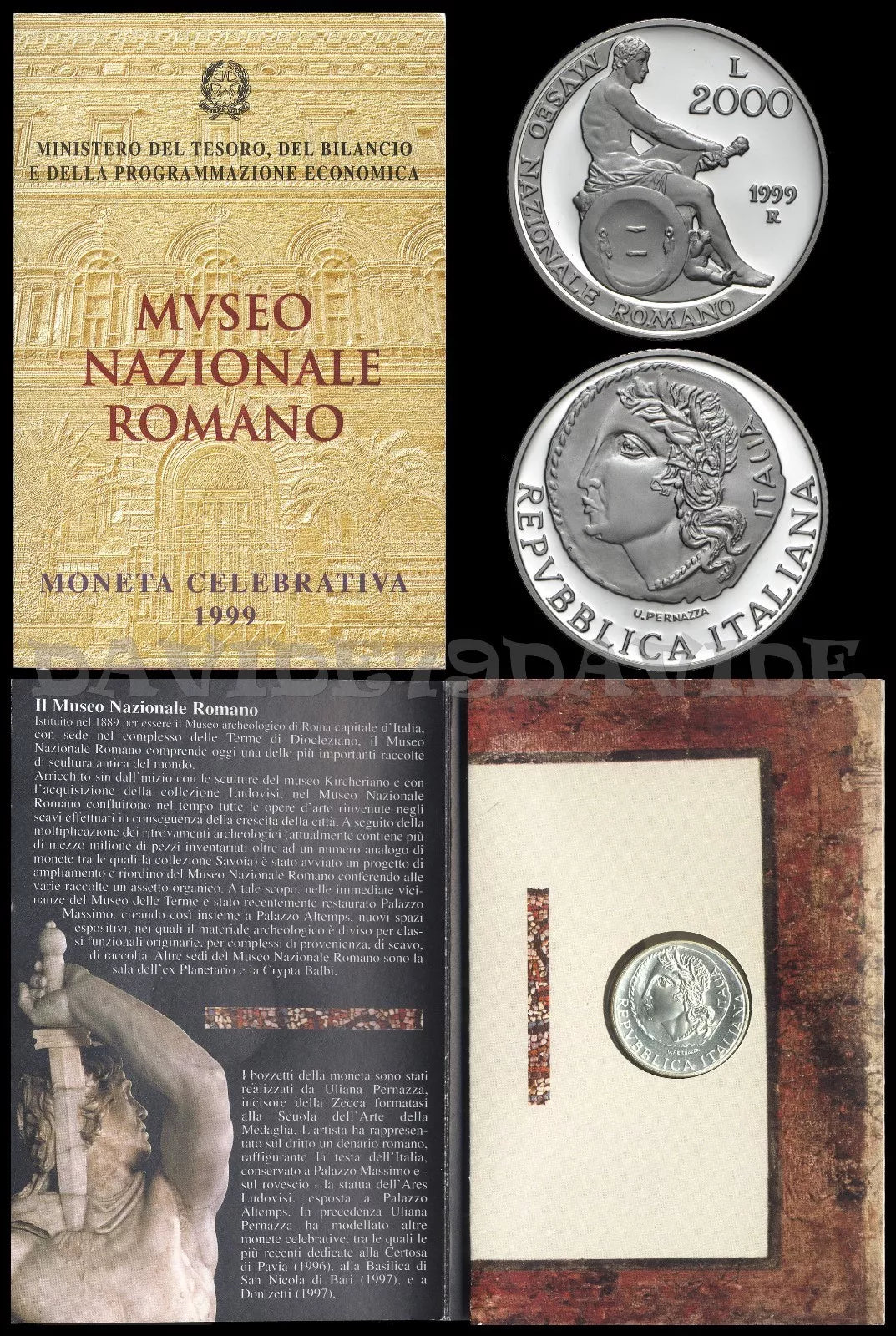 Moneta celebrativa Museo Nazionale Romano - Istituto Poligrafico e Zecca dello Stato