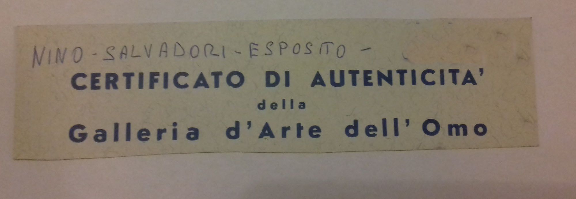 Nino Salvadori Esposito - Senza titolo